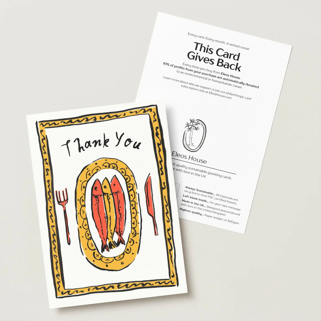 Thank You Fish Card