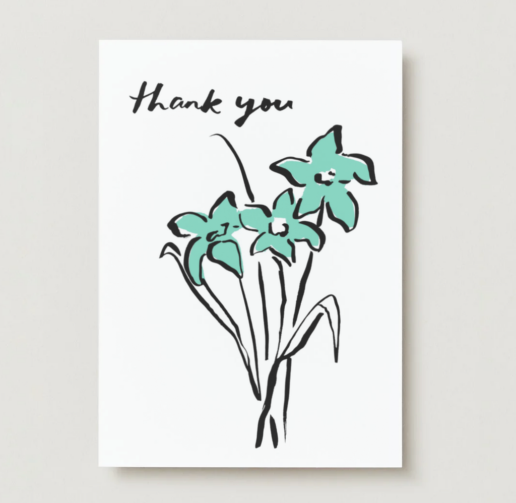 Thank You Flowers Card
