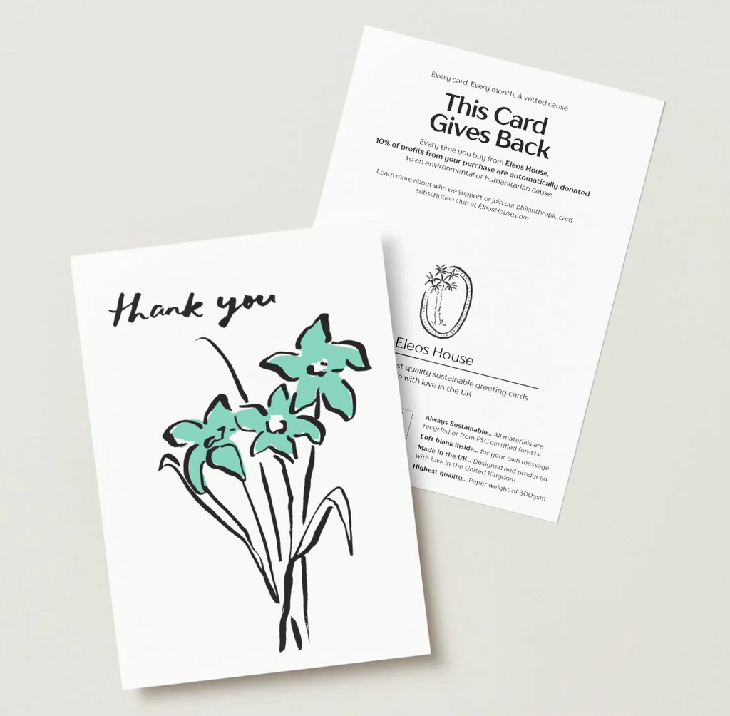 Thank You Flowers Card
