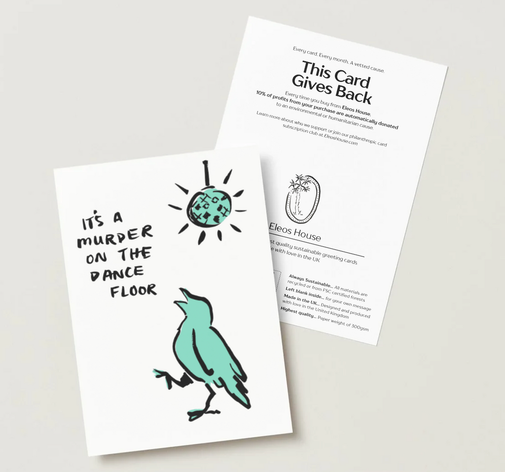 It's a Murder on the Dance Floor Card