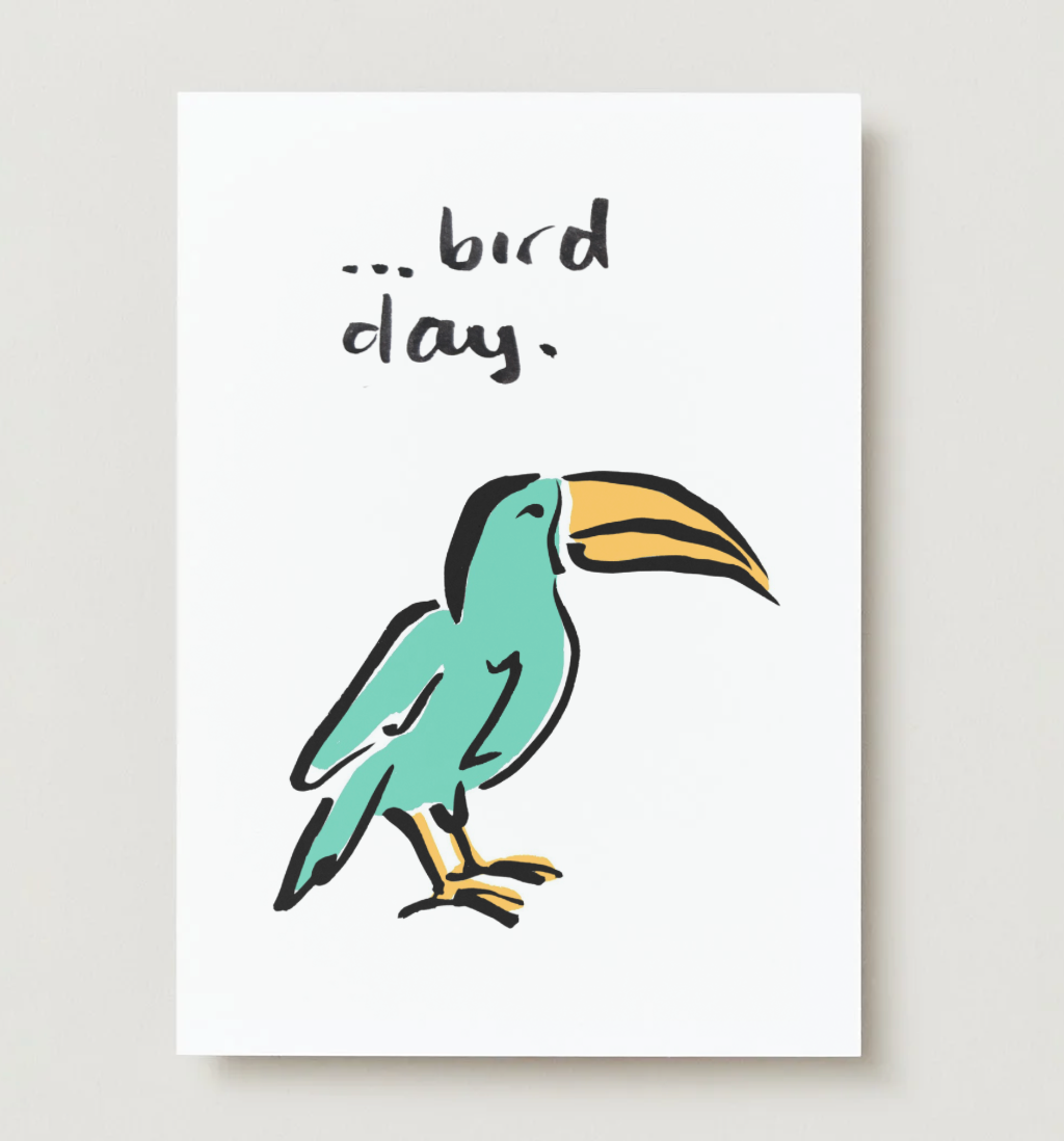 '...Bird Day' Toucan Card