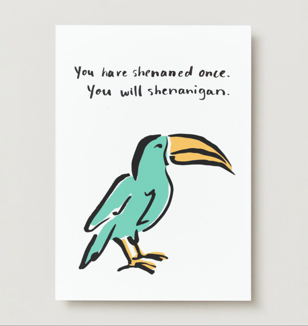 Shenanigan Toucan Card