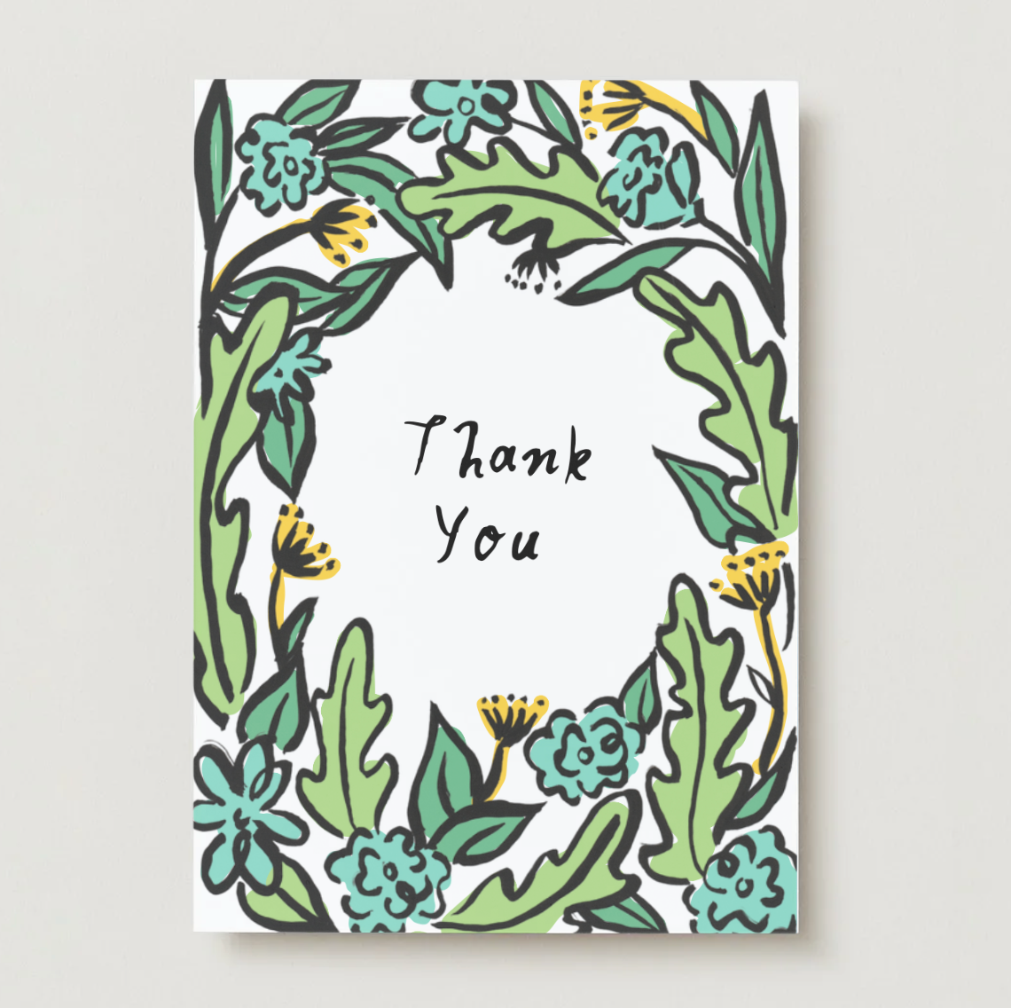 Thank You Encircled Greenery