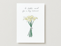 'A Little Card for a Big Moment' Greeting Card