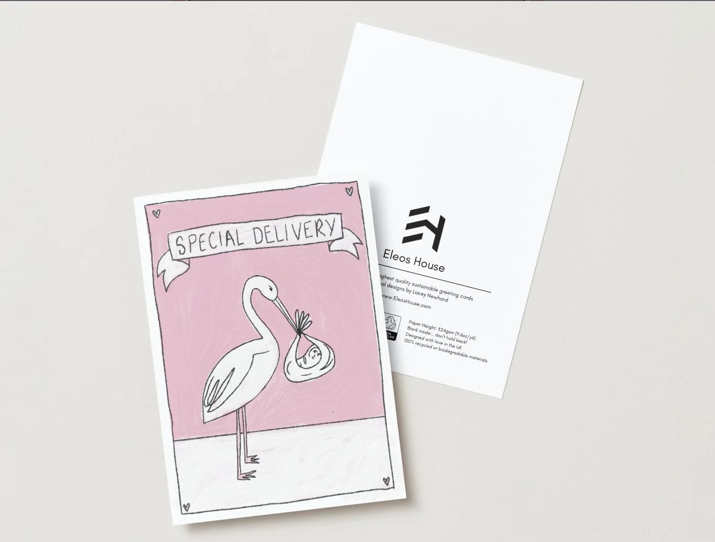 Special Delivery (Girl) Greeting Card