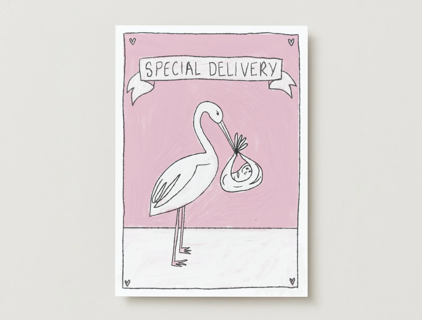 Special Delivery (Girl) Greeting Card