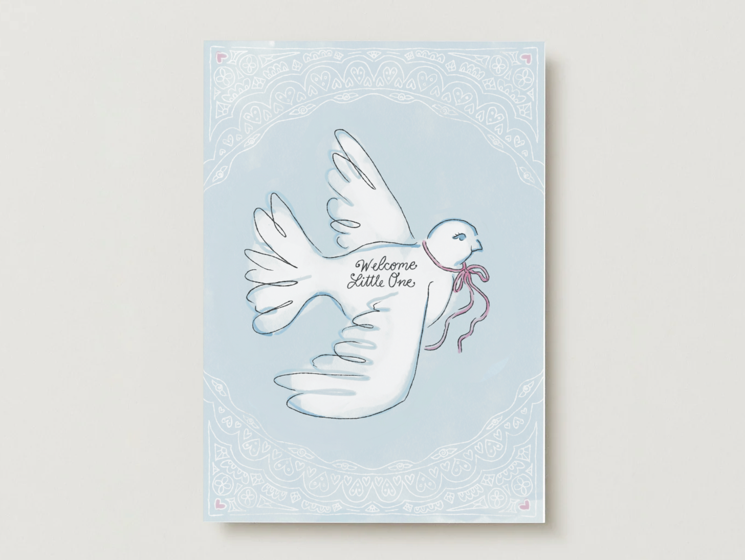 'Welcome Little One' Greeting Card