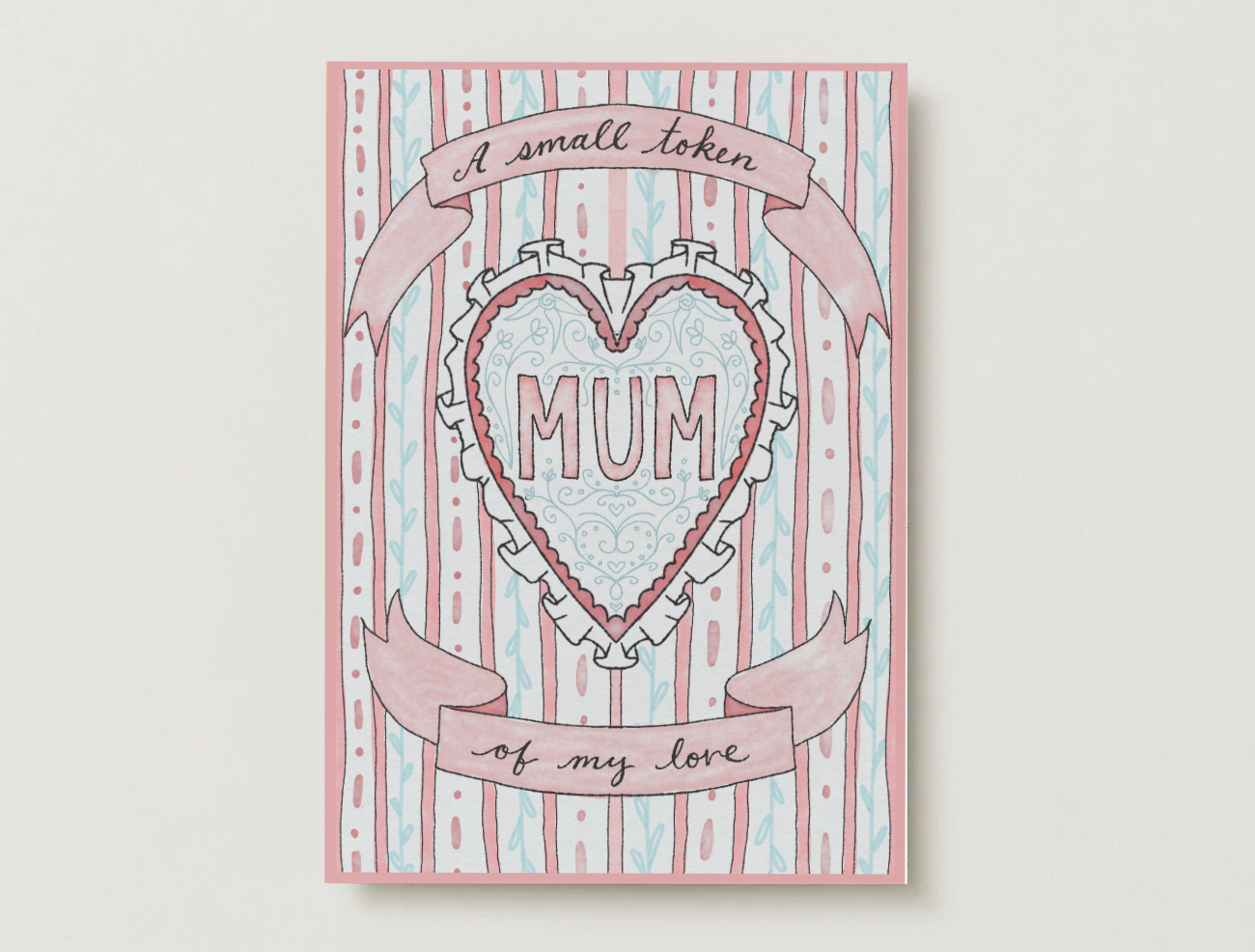 'A Small Token of My Love' Mothers Day Card
