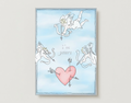 'I'm Yours' Silver Foil Valentine's Day Card