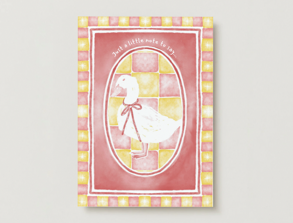 'Just a Little Note To Say' Greeting Card