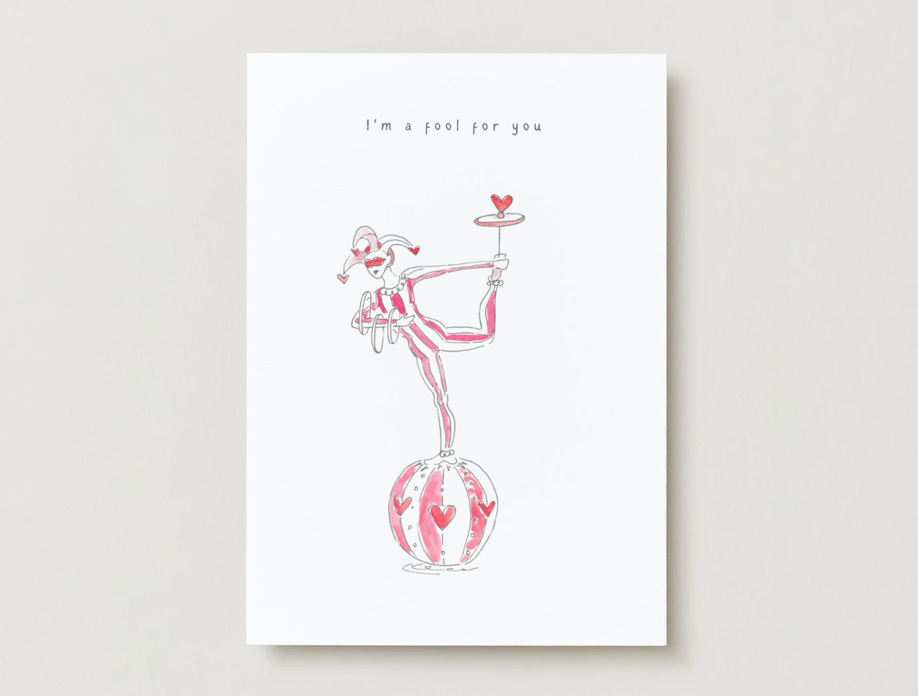 'I'm A Fool For You' Valentine's Card