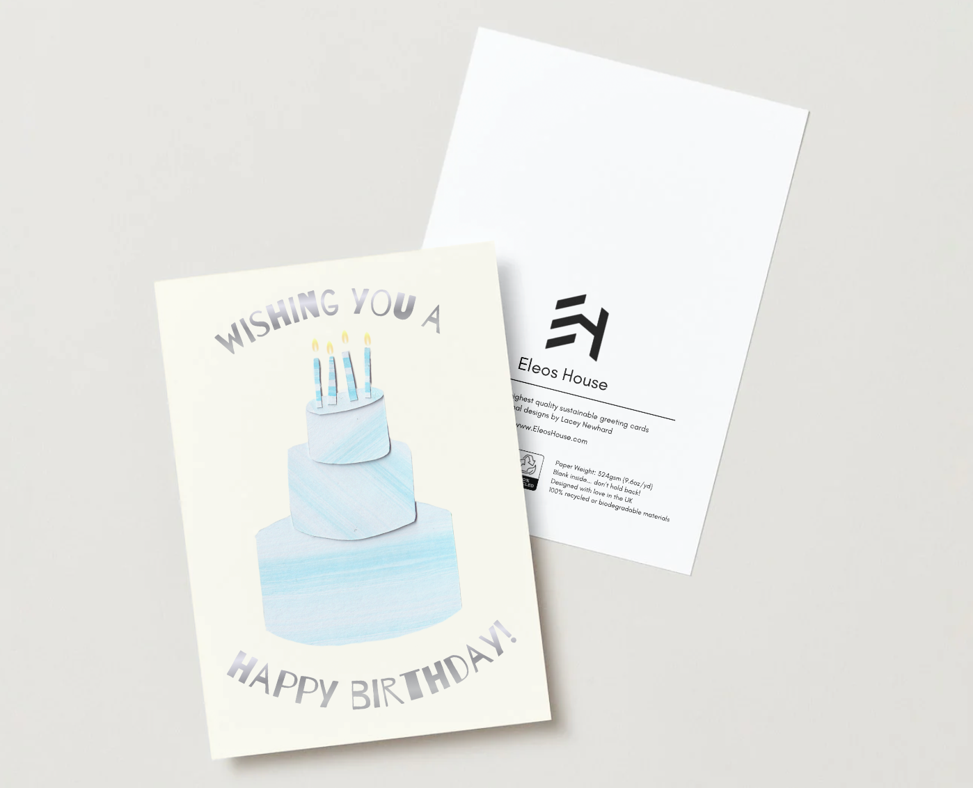Birthday Card (Silver Foil)