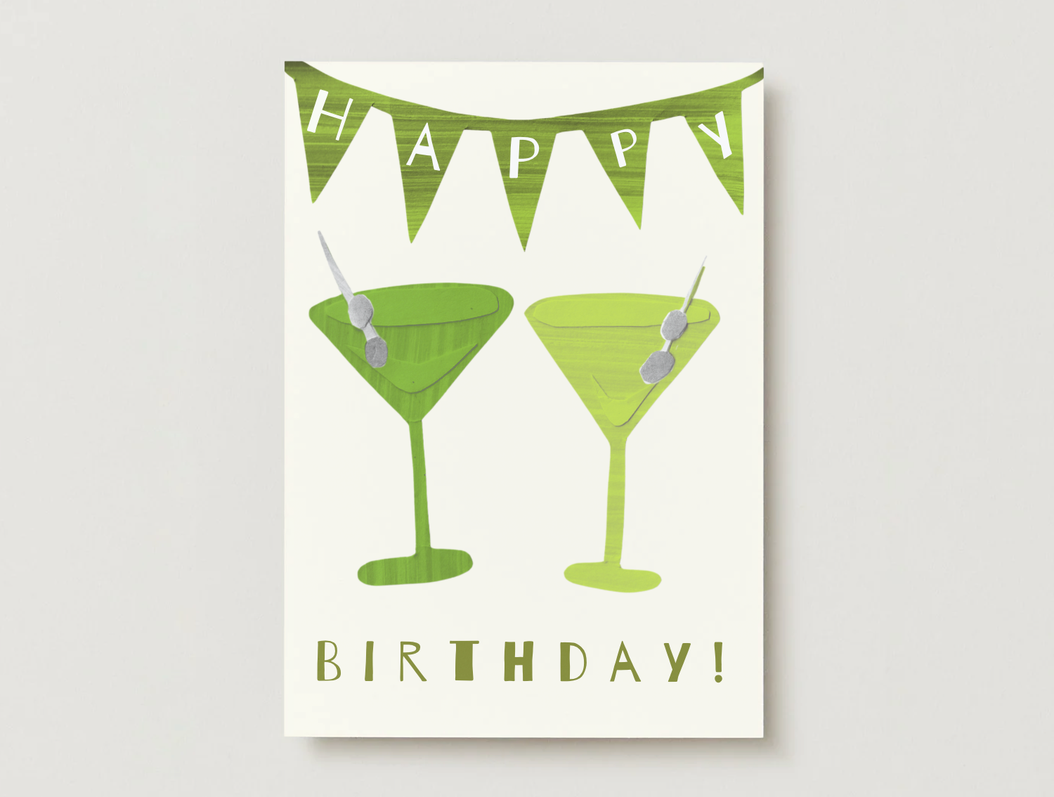 Birthday Card (Silver Foil)
