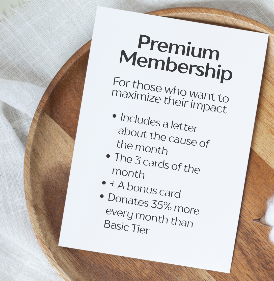Premium Greeting Card Subscription