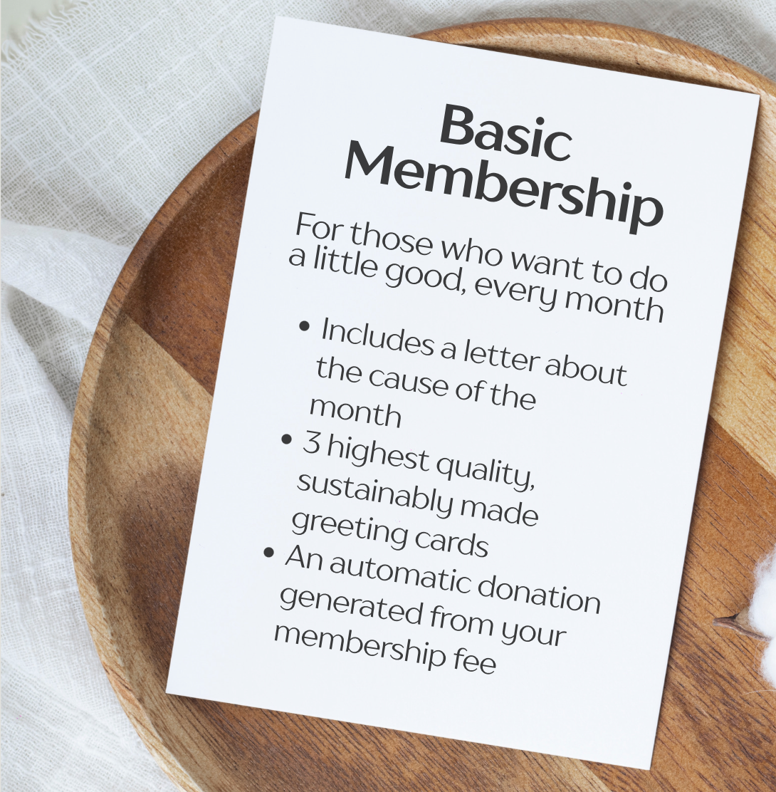 Basic Card Club Subscription