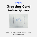Greeting Card Subscription- Basic